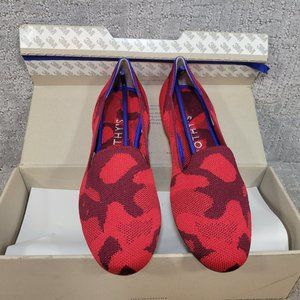 Rothy's The Loafer Red Camo Slip On Shoes Women's Size US 7.5, 8, 8.5 NEW